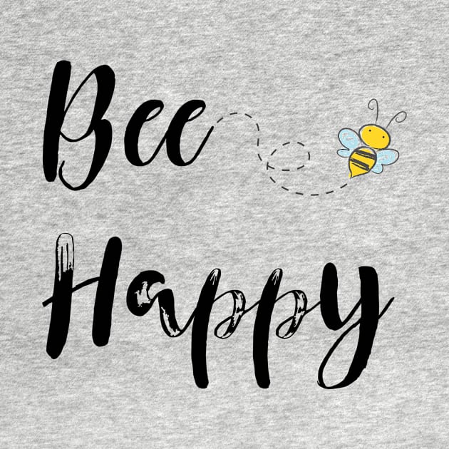 Cute BEE HAPPY Honeybee Gifts by gillys